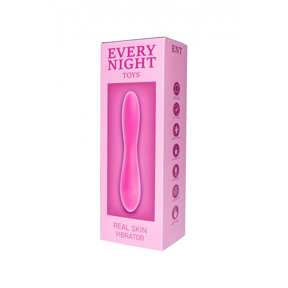 Секс игрушки - Вибратор Every Night Toys для точки G, розовый 3