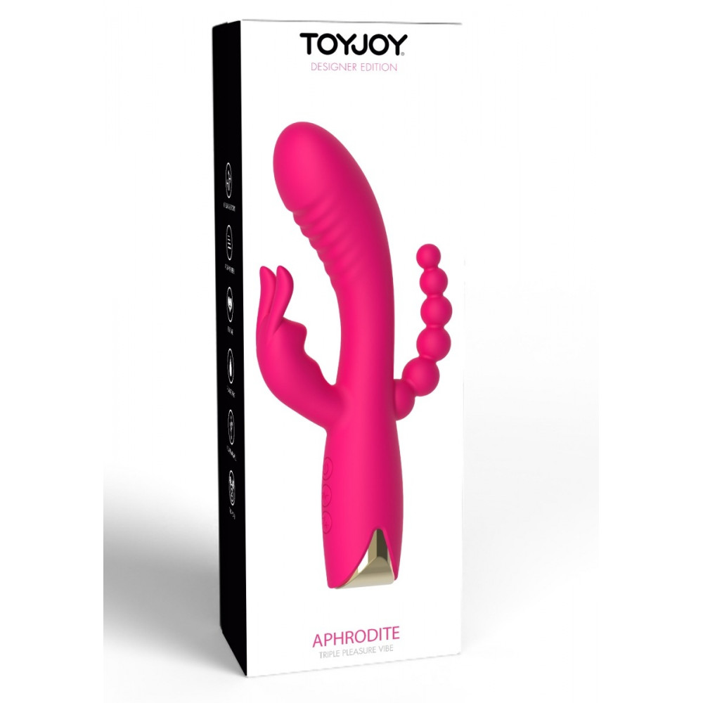 Секс игрушки - Вибратор-кролик Aphrodite Triple Vibrator Toy Joy 2