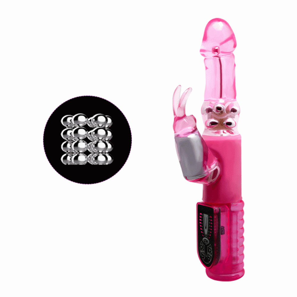 Вибратор - Вибратор с стимулятором клитора и функцией ротации BAILE - Pleasurizer Legend toyz, 8 vibration functions 8 rotation functions, BW-043005 9