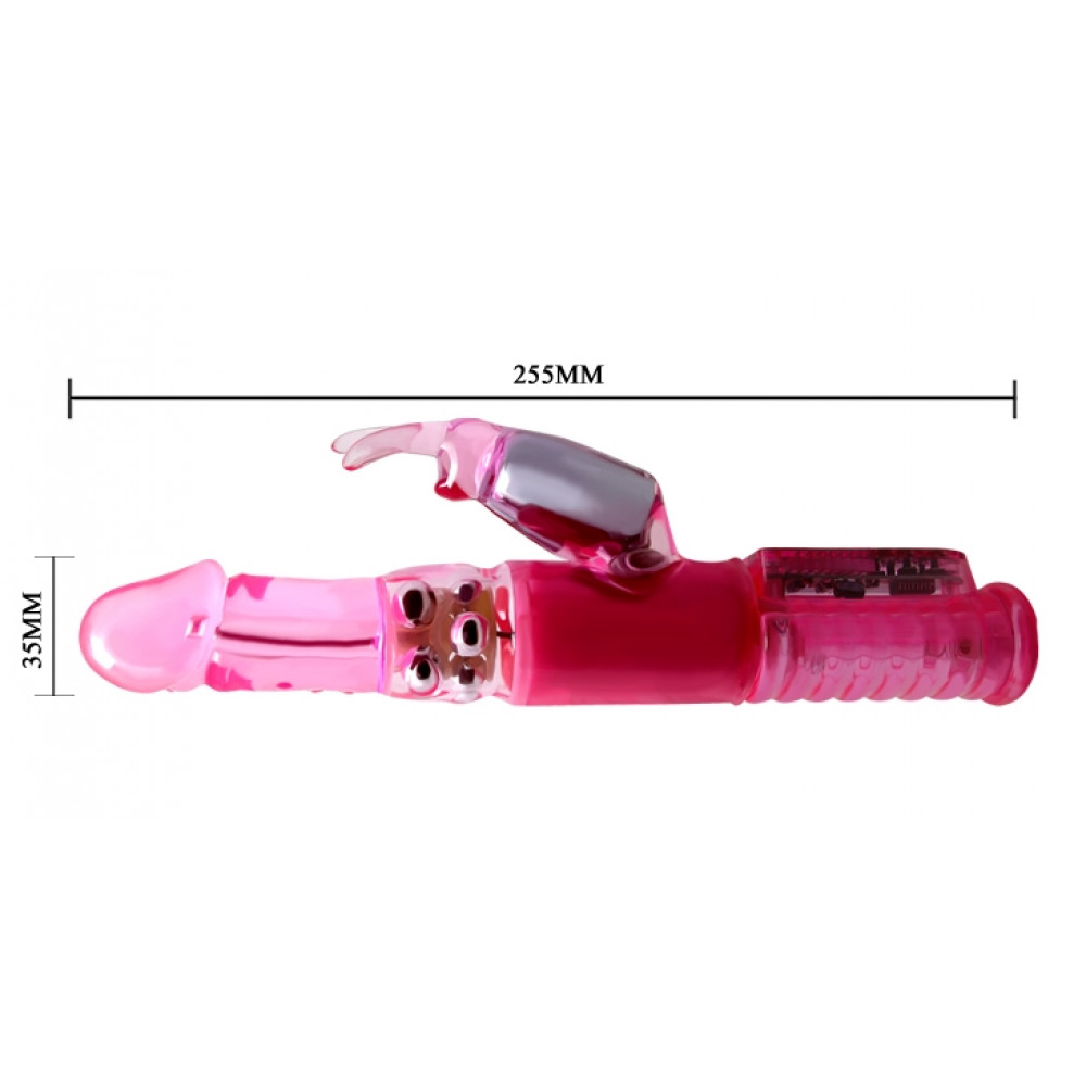 Вибратор - Вибратор с стимулятором клитора и функцией ротации BAILE - Pleasurizer Legend toyz, 8 vibration functions 8 rotation functions, BW-043005 4