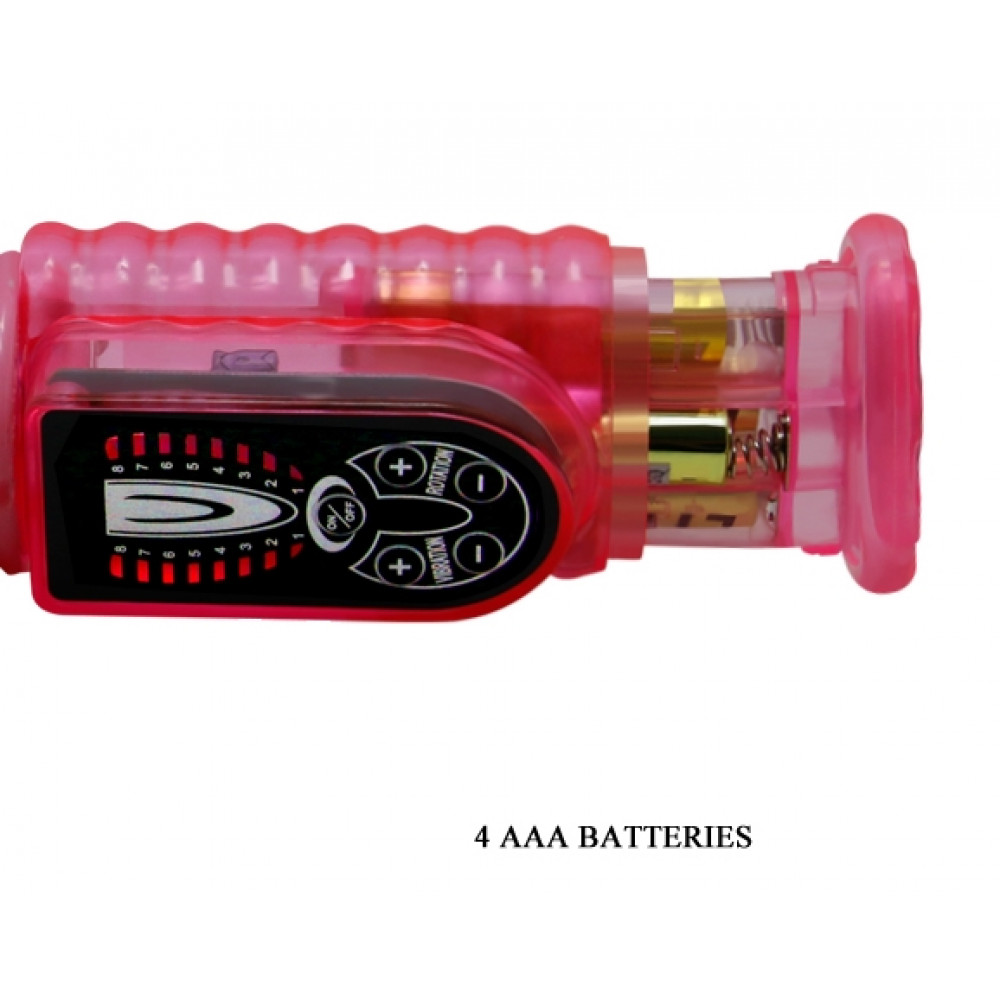Вибратор - Вибратор с стимулятором клитора и функцией ротации BAILE - Pleasurizer Legend toyz, 8 vibration functions 8 rotation functions, BW-043005 2