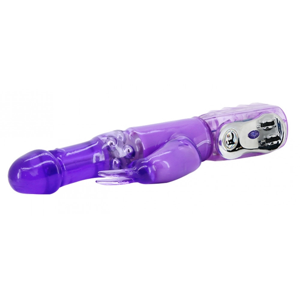 Вибратор - Вибратор с стимулятором клитора и функцией ротации BAILE - TRAVEL PARTNER Purple, BW-020236R 5