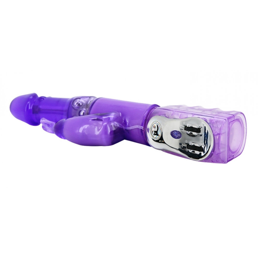 Вибратор - Вибратор с стимулятором клитора и функцией ротации BAILE - TRAVEL PARTNER Purple, BW-020236R 6