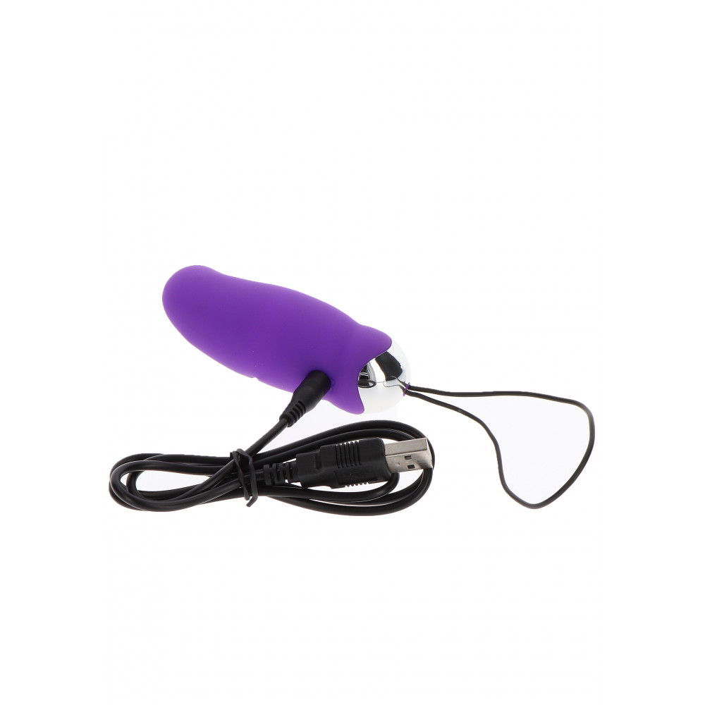 Вагинальные шарики - Виброяйцо с ротацией TOY JOY 8.9х3.1 см. 3