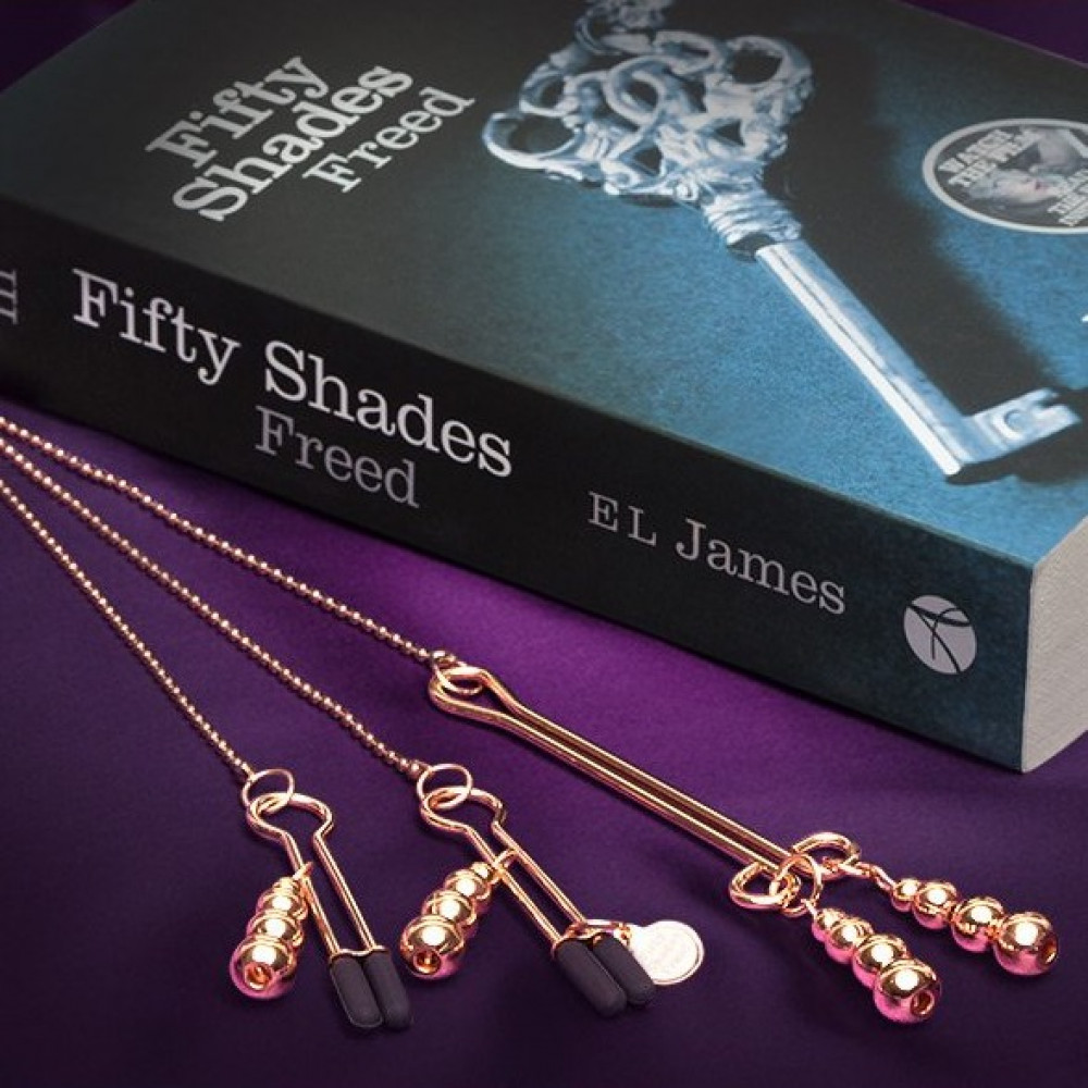  - Зажимы для сосков и клитора ОТДАЙСЯ ОЩУЩЕНИЯМ  Fifty Shades Freed (Великобритания) 6