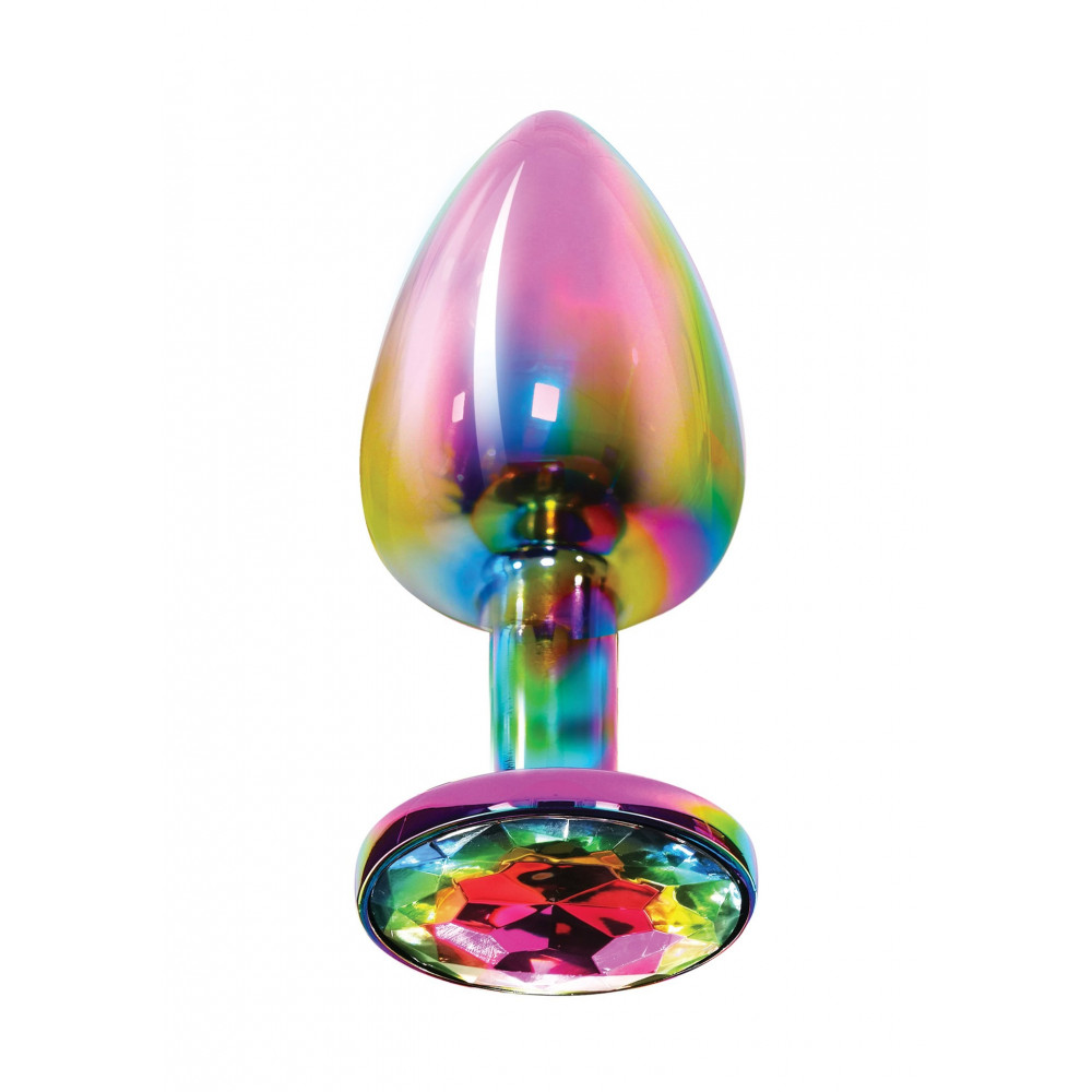 Секс игрушки - Анальная пробка металлическая средняя Twilight Booty Jewel Toy Joy 2