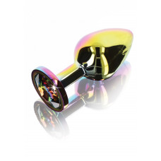 Анальная пробка металлическая средняя Twilight Booty Jewel Toy Joy
