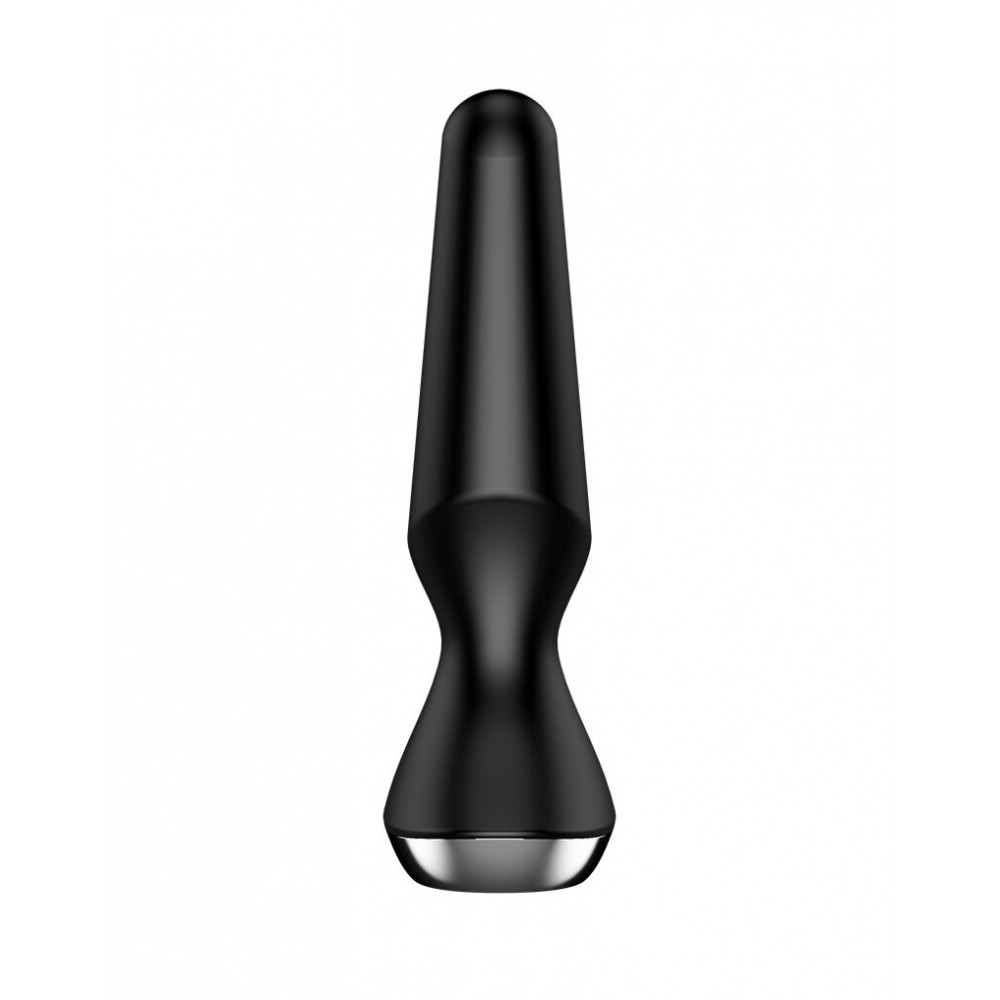 Анальные пробки с вибрацией - Анальная смарт-вибропробка Satisfyer Plug-ilicious 2 Black 2