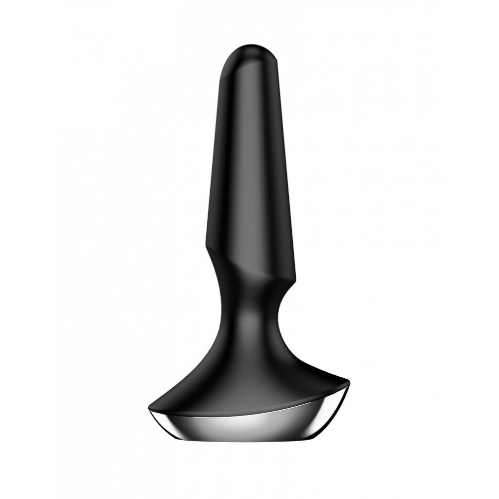 Анальные пробки с вибрацией - Анальная смарт-вибропробка Satisfyer Plug-ilicious 2 Black 4