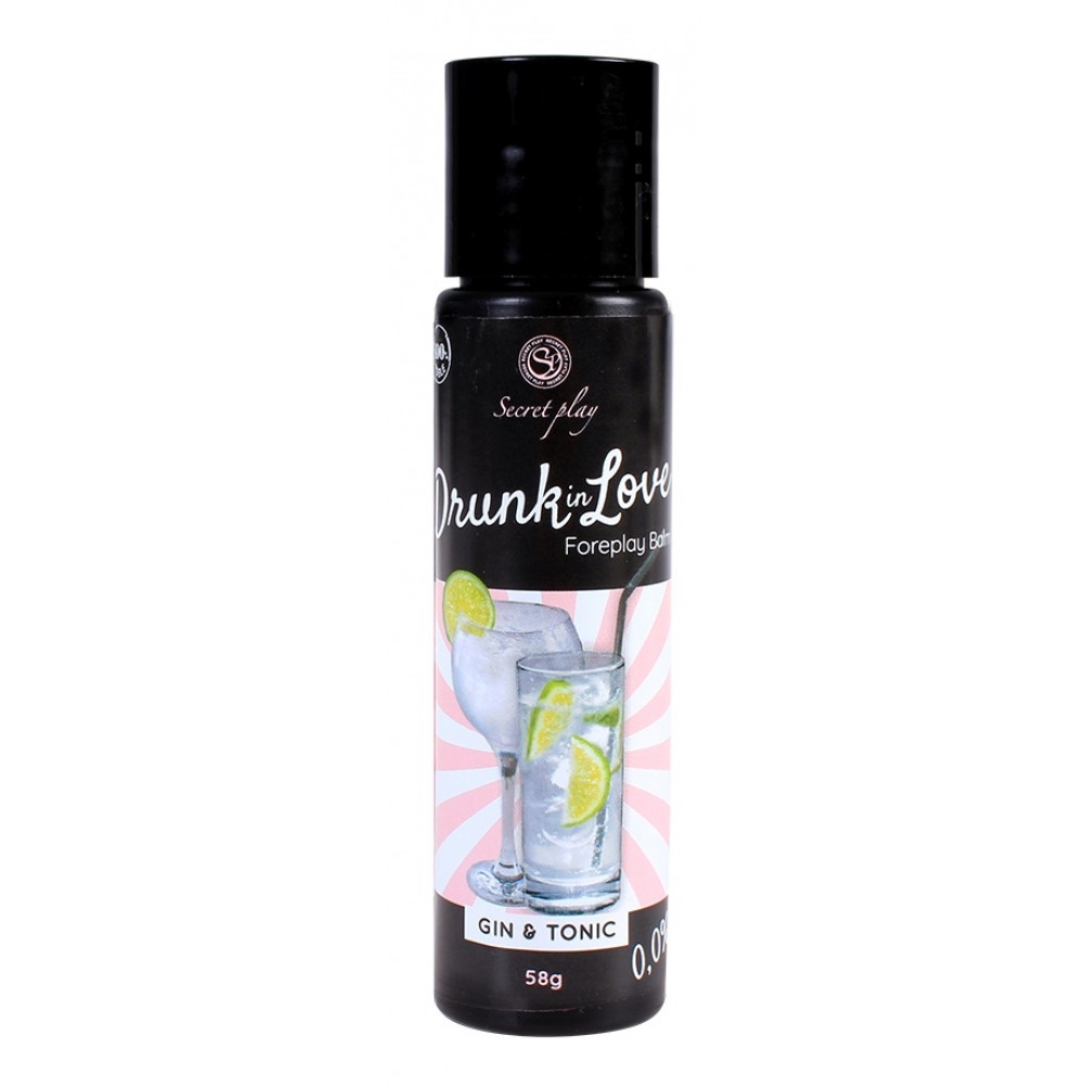 Лубриканты - Бальзам для орального секса Secret Play - Drunk in Love Gin&Tonic Balm, 60 ml 2