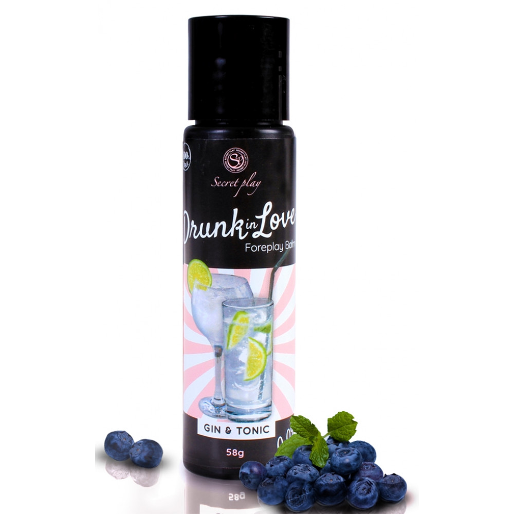Лубриканты - Бальзам для орального секса Secret Play - Drunk in Love Gin&Tonic Balm, 60 ml