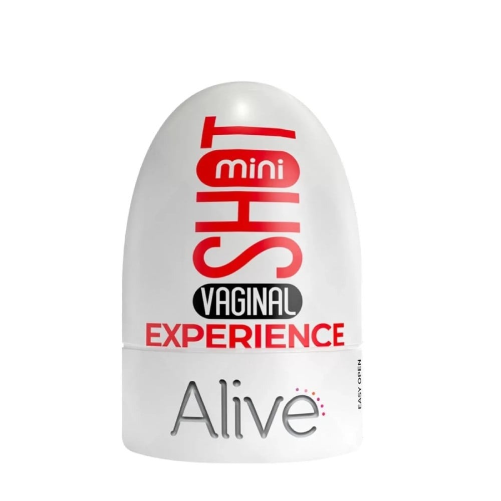 Секс игрушки - Карманный мастурбатор в виде вагины Alive Mini Shot Experience бежевый 1