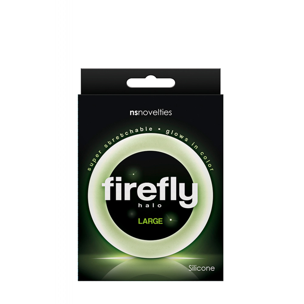 Секс игрушки - Кольцо светящееся NS Novelties FIREFLY HALO LARGE CLEAR 1