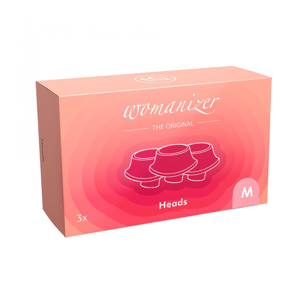 Вибраторы Womanizer - Комплект из 3 сменных насадок Womanizer типа A (для Premium, Classic, Liberty и Starlet 2) Rose M 1
