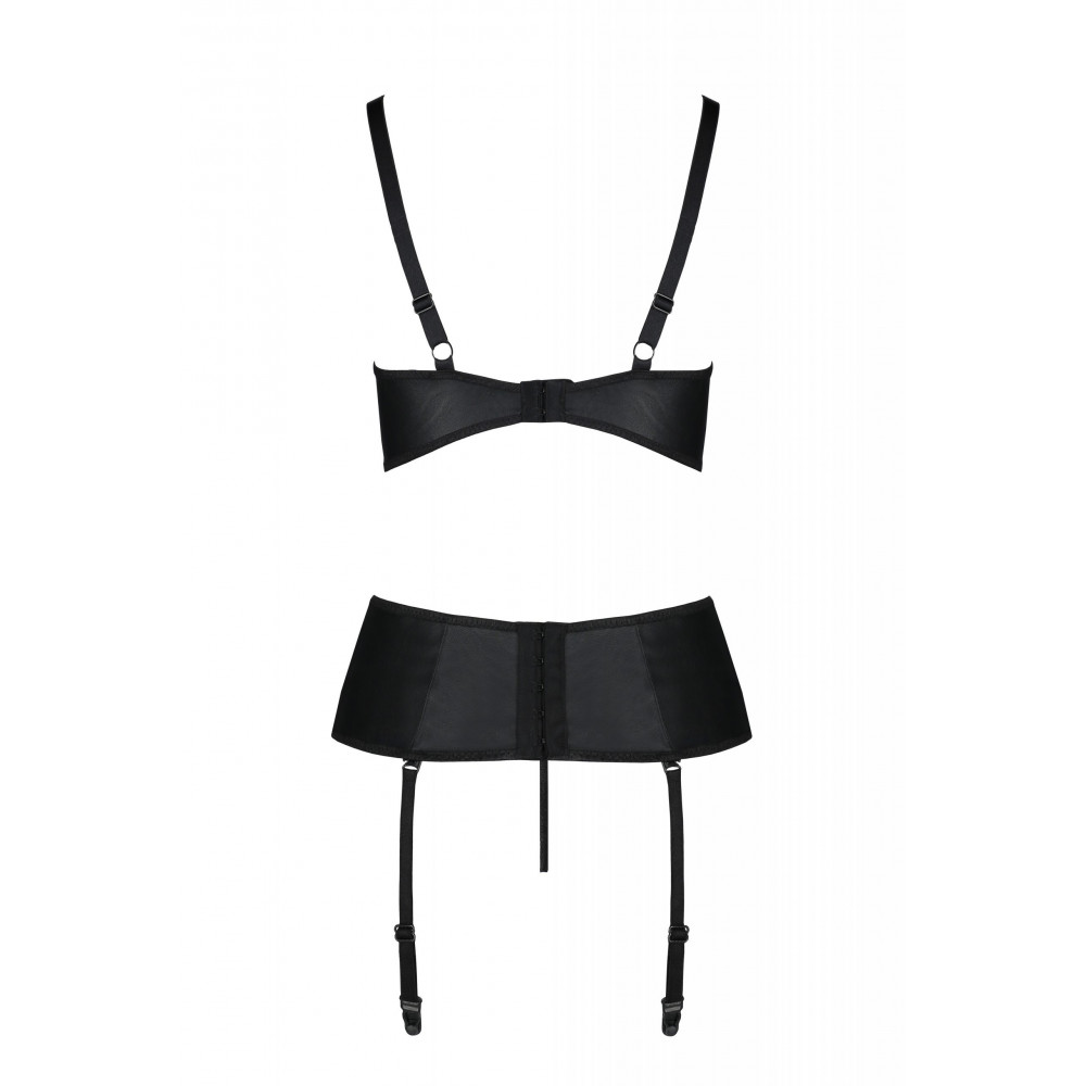 Эротическое белье - Корсет с открытым бюстом JANNIES CORSET black S/M - Passion 3