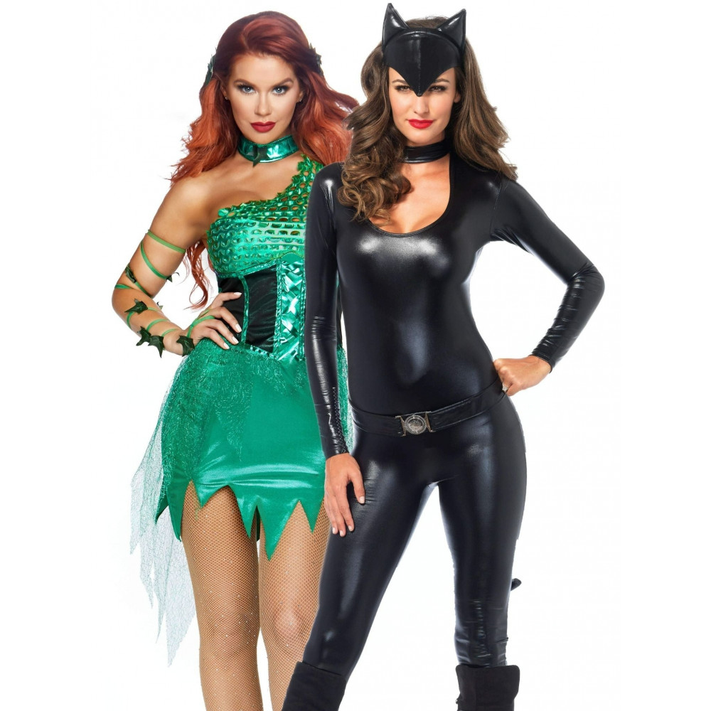 Эротические костюмы - Костюм кошки Leg Avenue Frisky Feline Costume, Small 1