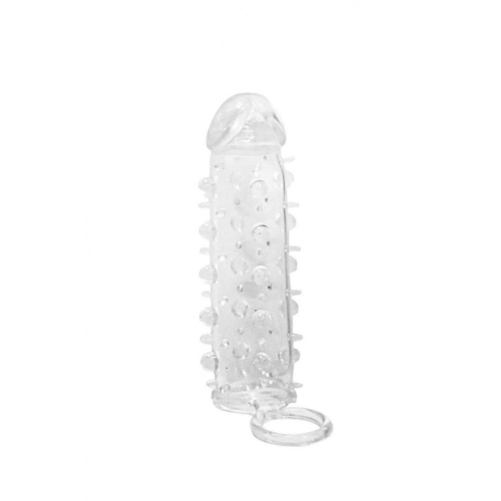 Насадки на член - Насадка на член Dorcel Mr. Orgasm с кольцом для мошонки, ультрастимулирующий рельеф