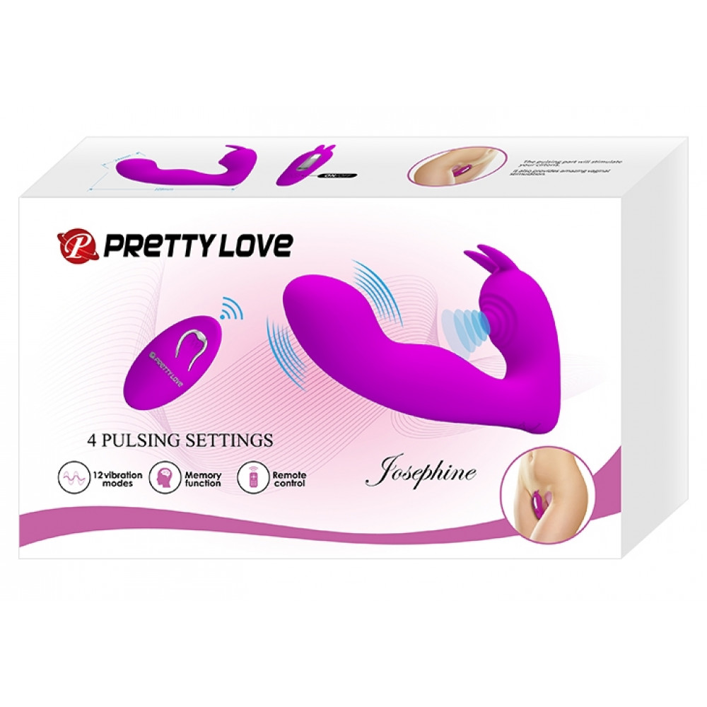Вибратор - Мультифункциональный вибростимулятор на пульте управления Pretty Love Josephine Violet, BI-014843W 1