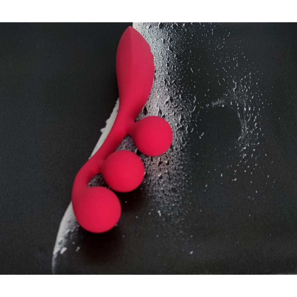 Вибратор - Мультивибратор SATISFYER TRI BALL 1 RED 6