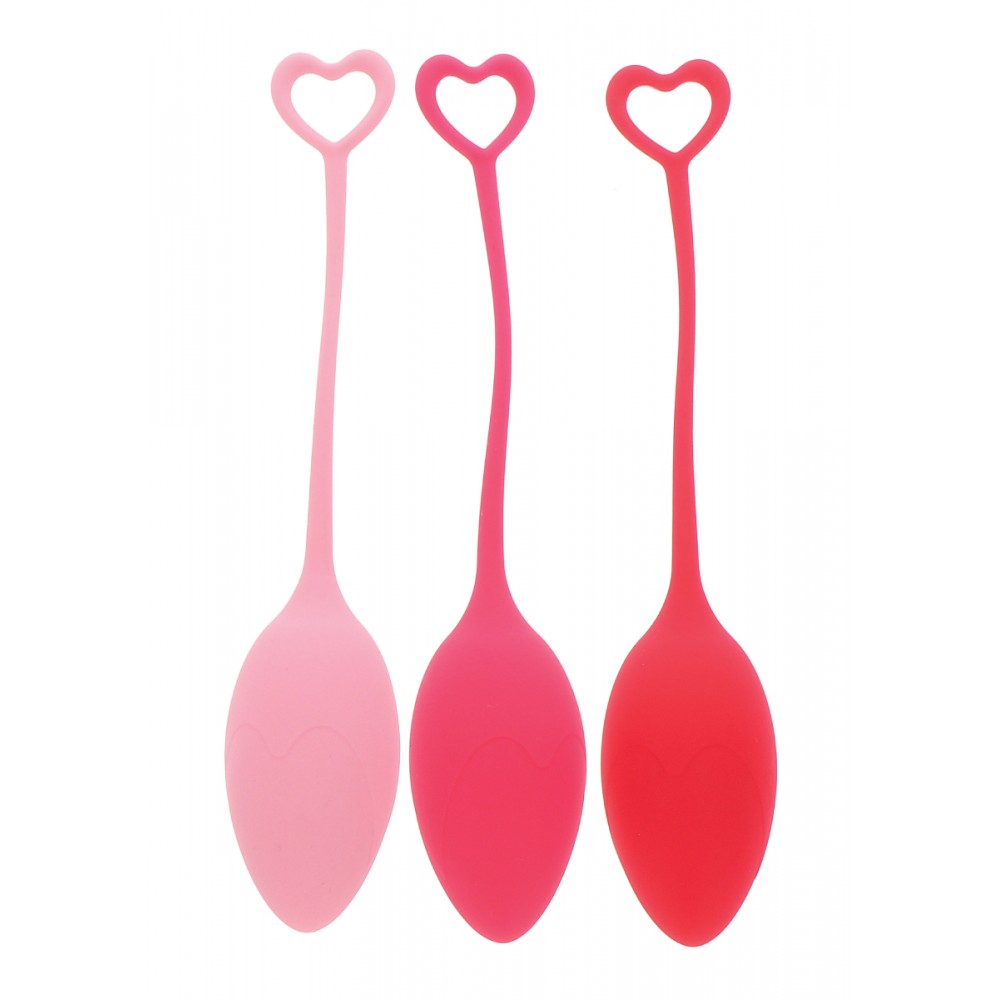 Вагинальные шарики - Набор вагинальных шариков Mae B Pelvic Floor Exercise Kegel Balls - Red 3