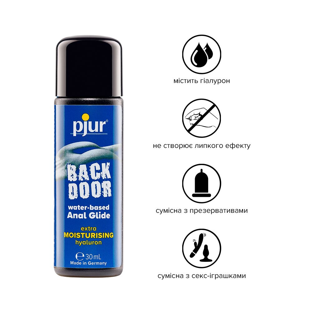 Анальные смазки - Анальная смазка pjur backdoor Comfort water glide 30 мл на водной основе с гиалуроном 2