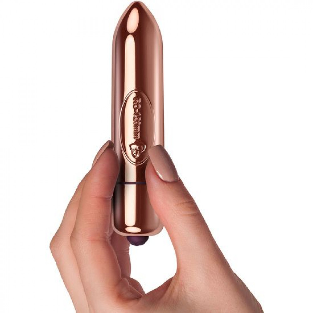 Вибропули  - Вибратор Rocks Off RO-120mm 10 Rose Gold 1