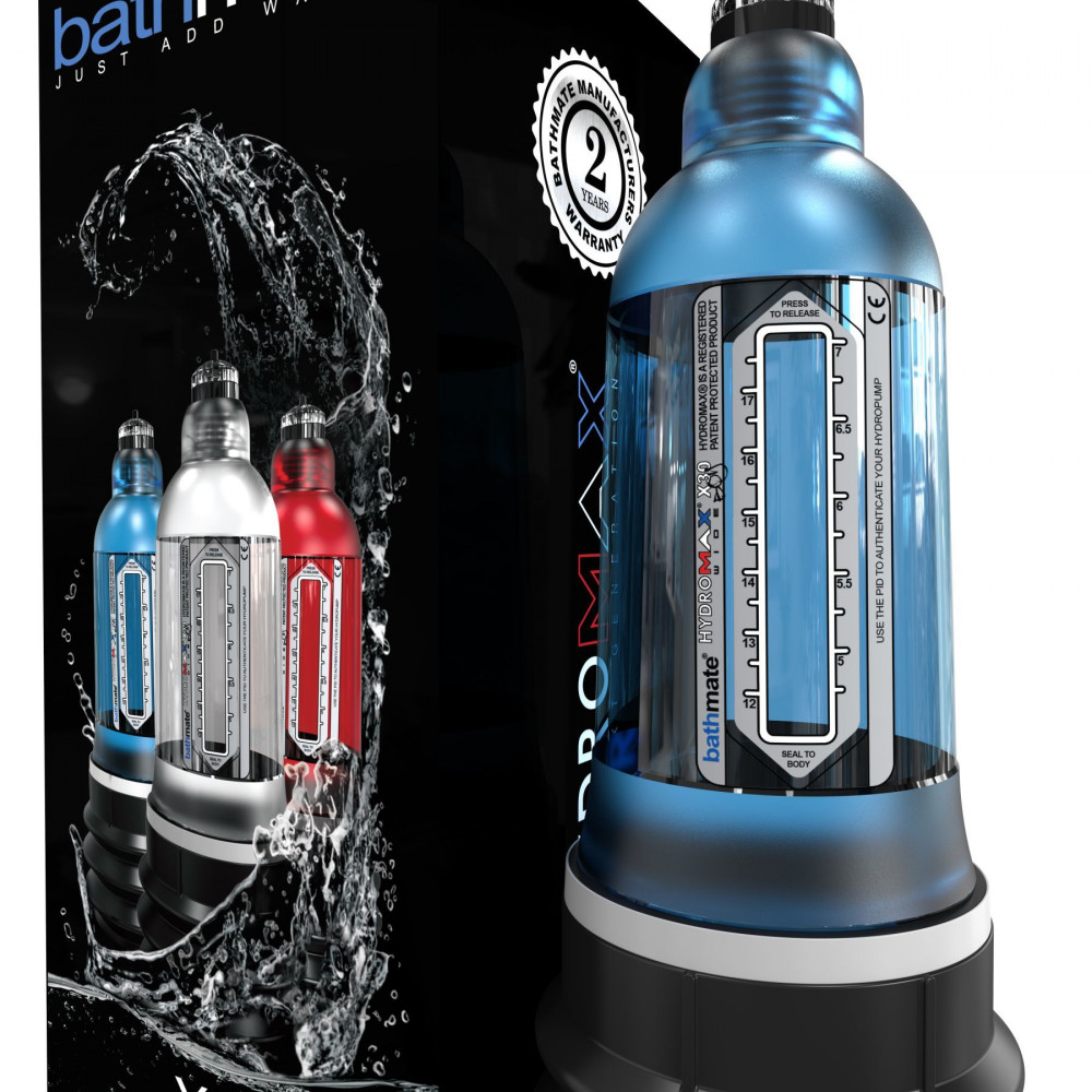 Гидропомпы - Гидропомпа Bathmate Hydromax 7 WideBoy Blue (X30) для члена длиной от 12,5 до 18 см, диам. до 5,5 см 2