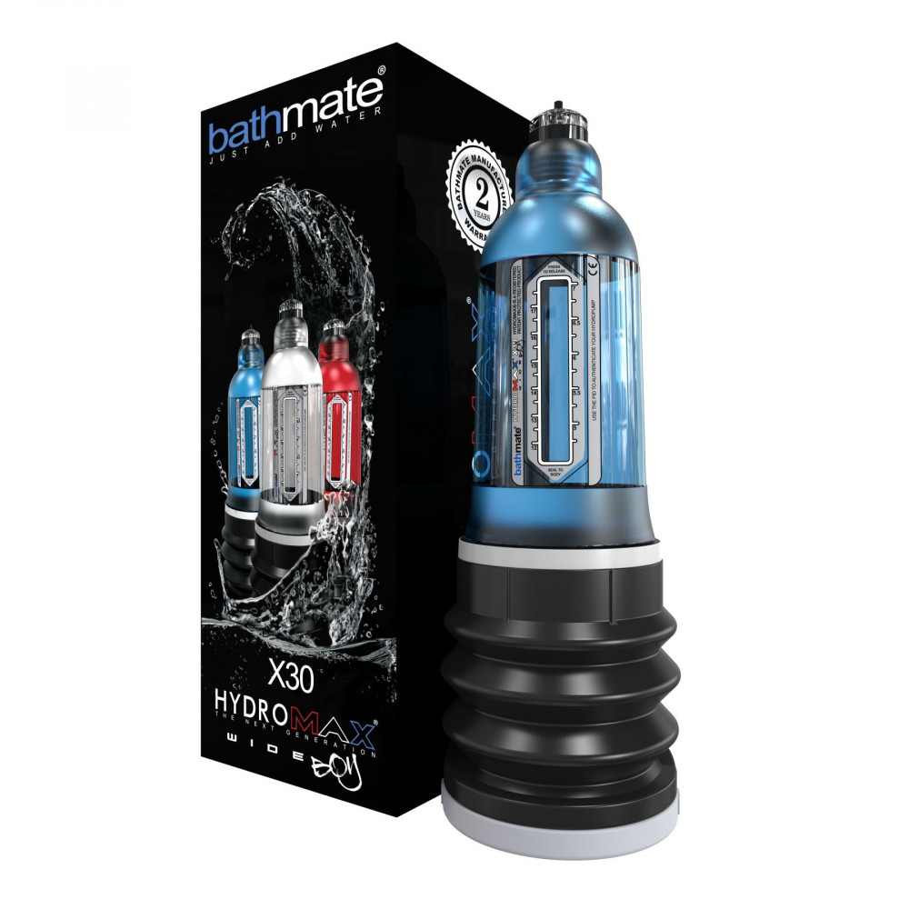 Гидропомпы - Гидропомпа Bathmate Hydromax 7 WideBoy Blue (X30) для члена длиной от 12,5 до 18 см, диам. до 5,5 см 5
