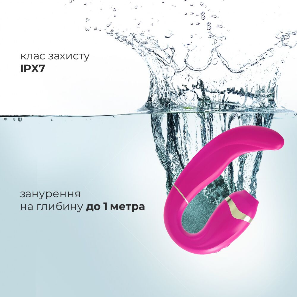 Вибраторы вакуумные - Пульсатор с вакуумной стимуляцией клитора Adrien Lastic My G (Pink) 6