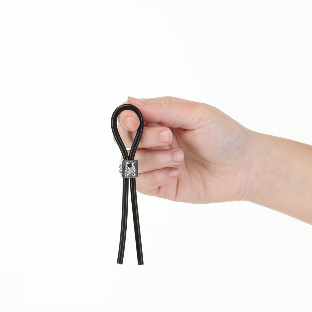 Эрекционное кольцо - Эрекционное кольцо-лассо LUX Active Tether Adjustable Silicone Cock Tie, регулируемое
