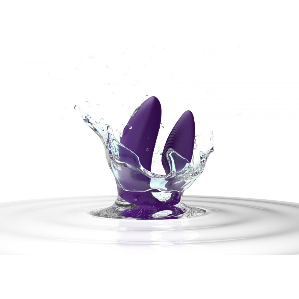 Вибраторы для пар - Смарт-вибратор для пар We-Vibe Sync 2 Purple, 10 виброрежимов, пульт ДУ 2