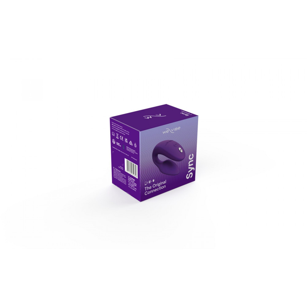 Вибраторы для пар - Смарт-вибратор для пар We-Vibe Sync 2 Purple, 10 виброрежимов, пульт ДУ 4