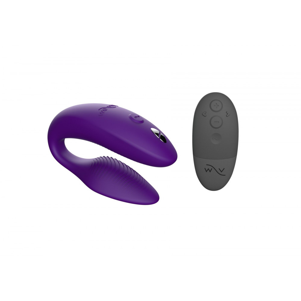 Вибраторы для пар - Смарт-вибратор для пар We-Vibe Sync 2 Purple, 10 виброрежимов, пульт ДУ 11