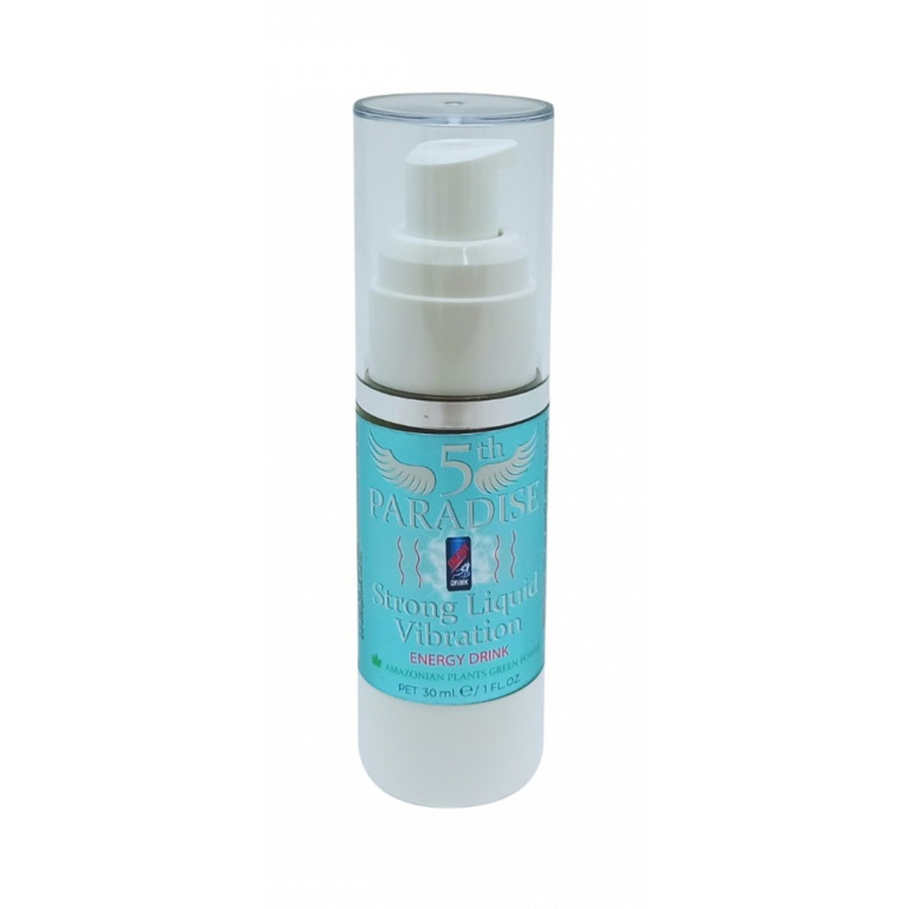 Лубриканты - Стимулирующий гель (жидкий вибратор) 5th PARADISE Strong Liquid Vibration - Energy Drink, 30 ml