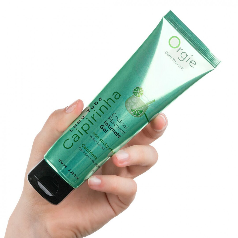 Оральные смазки - Лубрикант на водной основе Orgie - Lube Tube Cocktail Caipirinha (100 мл) 3