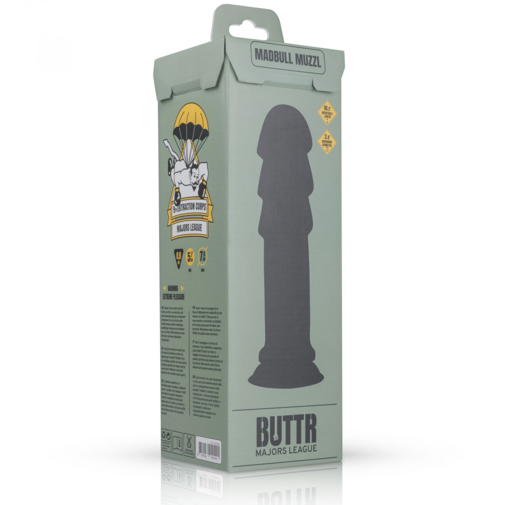 Анальная пробка - Анальная пробка BUTTR - MadBull Muzzl XXL Dildo 5