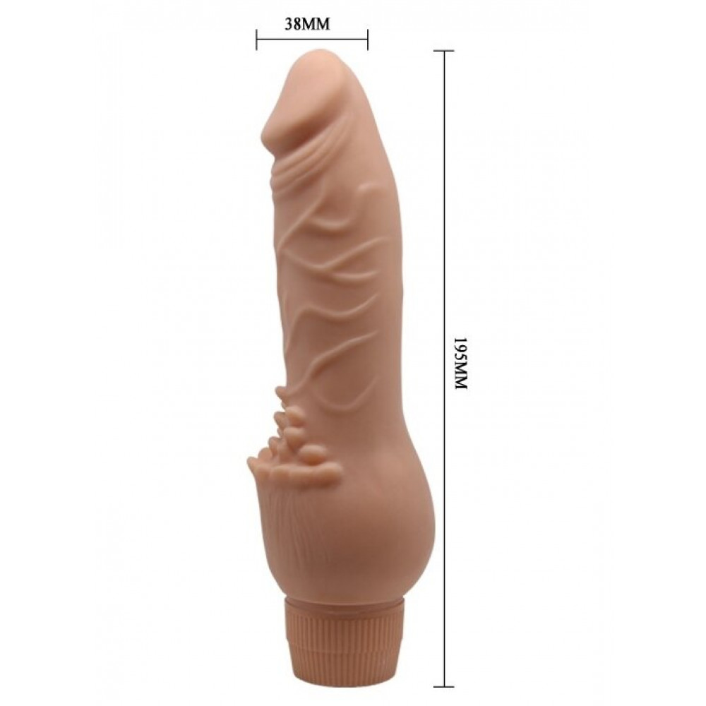Вибратор - Вибратор реалистик BARBARA CLARK DILDO VIBRATOR, BW-001001R 3