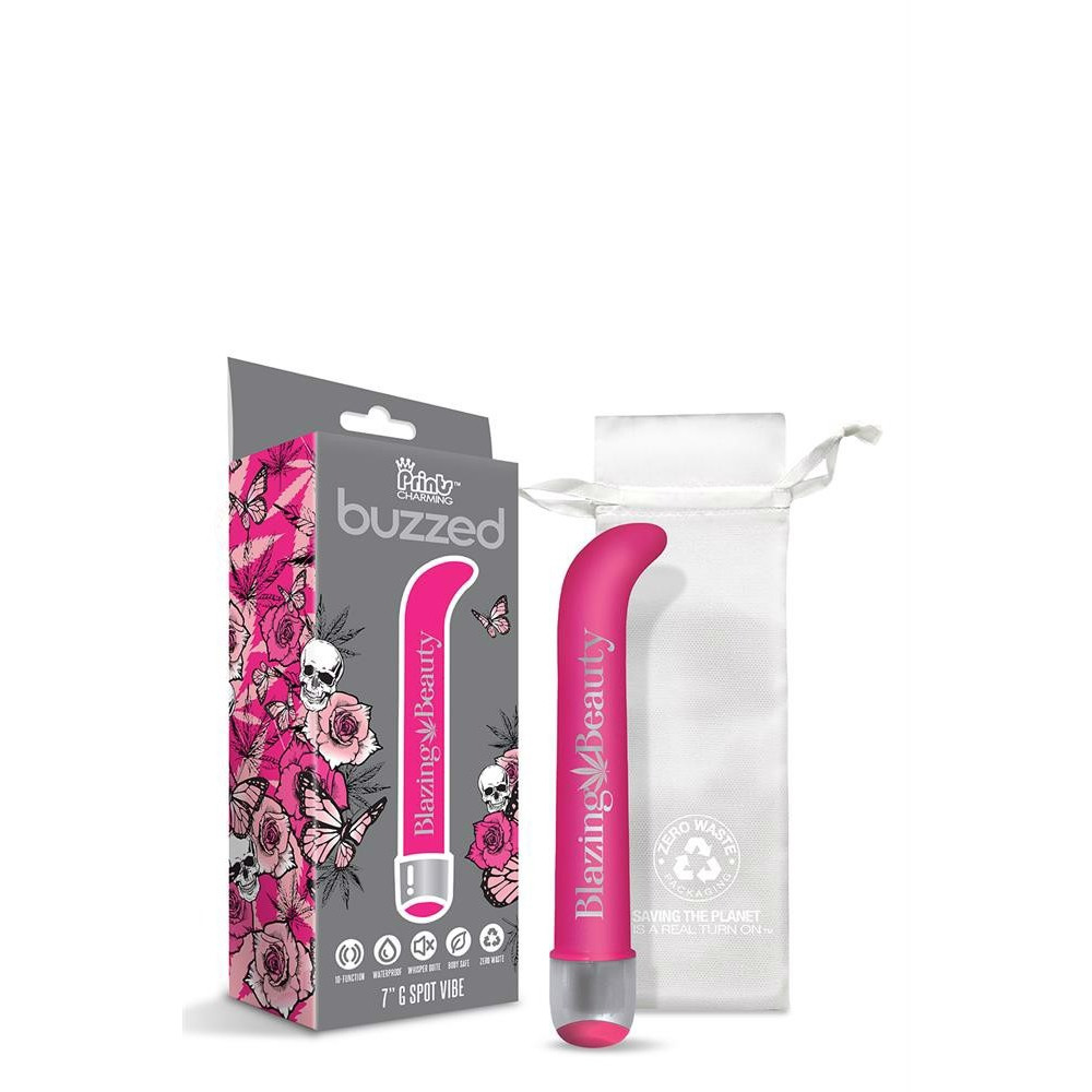 Секс игрушки - Вибратор Buzzed G-spot Vibe, ярко розовый, 17,7 см 2