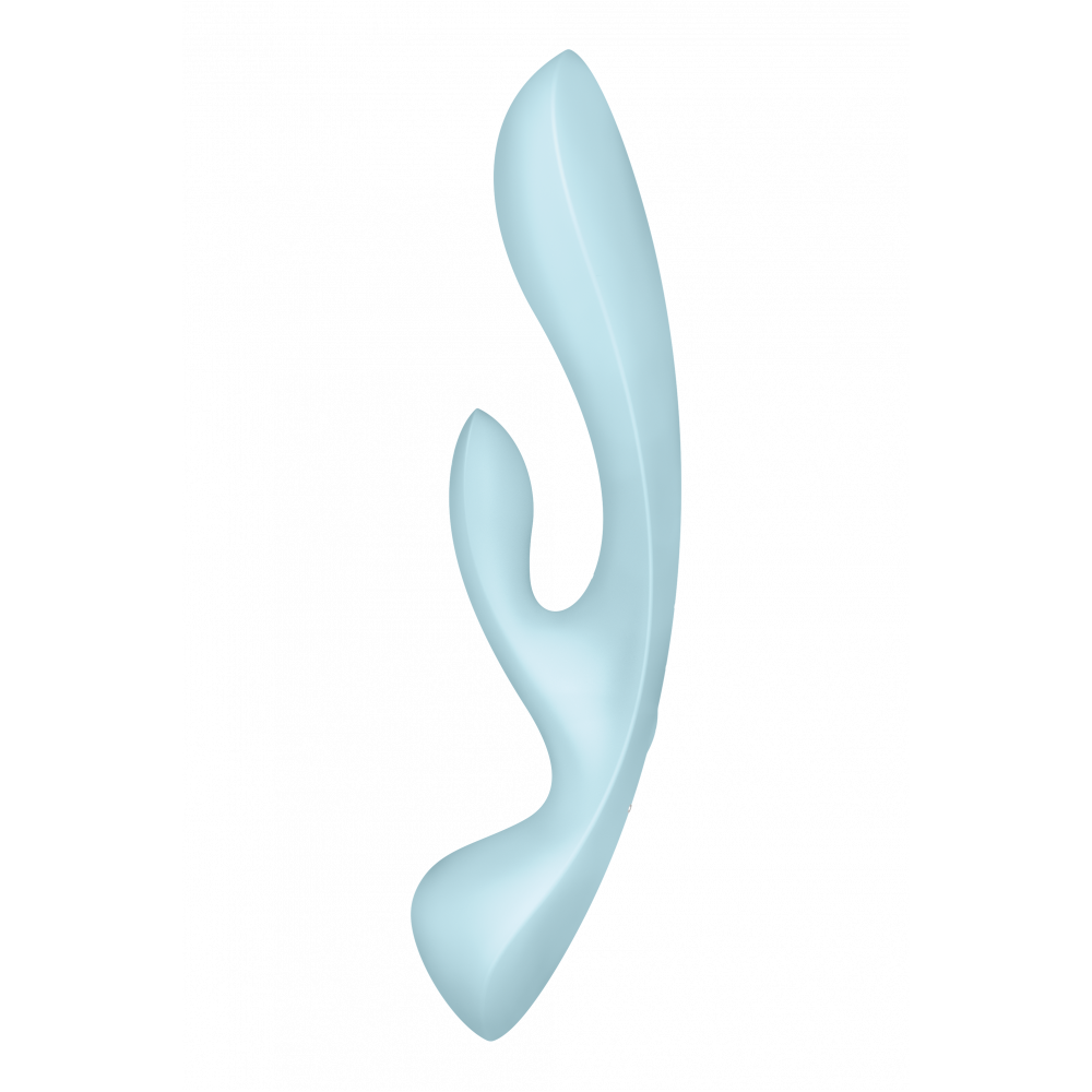 Вибратор - Вибоатор кролик SATISFYER TRIPLE OH LIGHT BLUE 2
