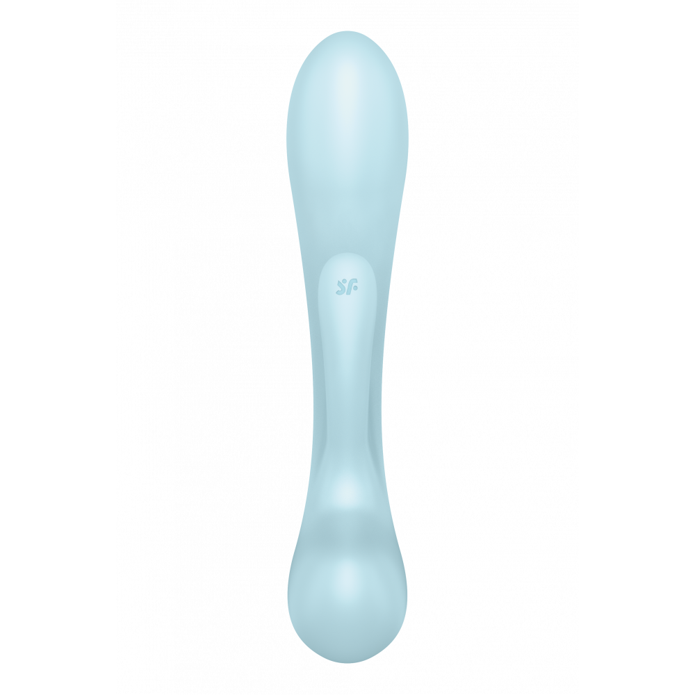 Вибратор - Вибоатор кролик SATISFYER TRIPLE OH LIGHT BLUE 5