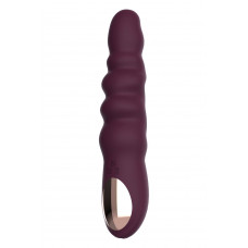 Вибратор классический рельефный Dream Toys ESSENTIALS Ripped Power Vibe, фиолетовый