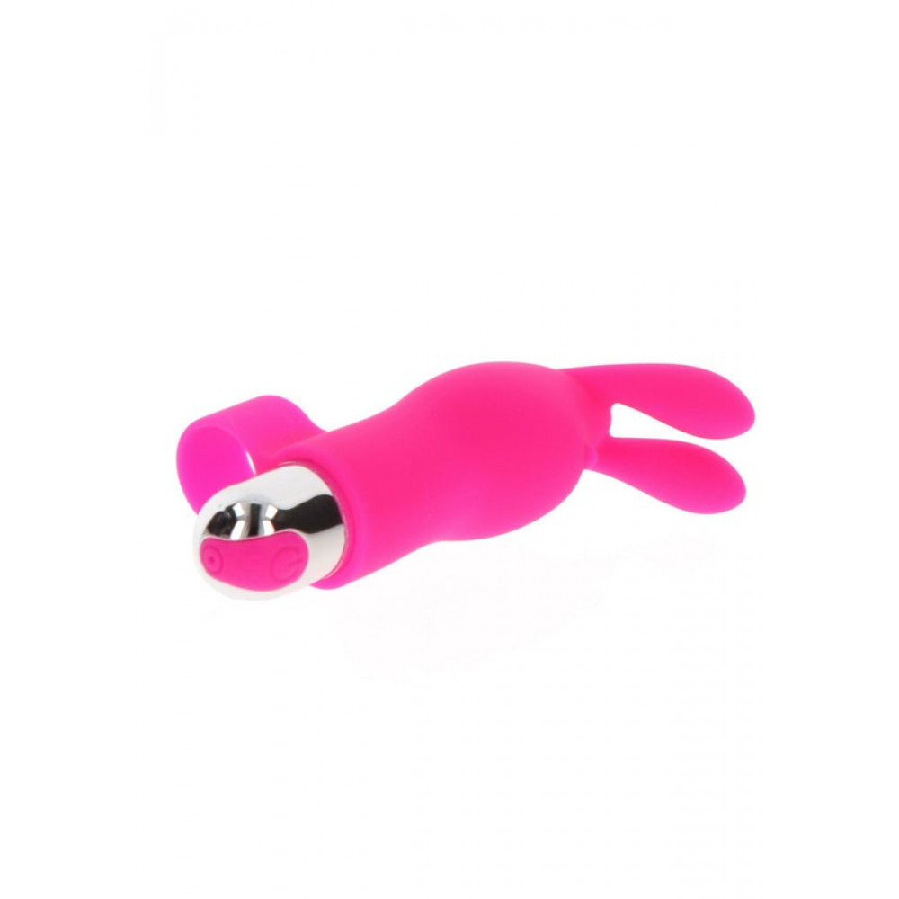 Секс игрушки - Вибратор на палец для клитора в виде кролика Toy Joy Bunny Pleaser Rechargeable розовый 2