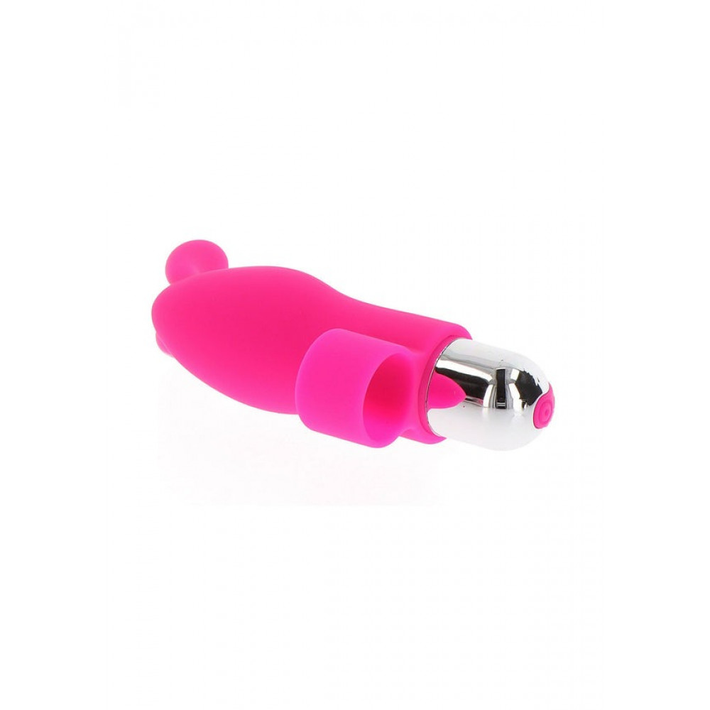 Секс игрушки - Вибратор на палец для клитора в виде кролика Toy Joy Bunny Pleaser Rechargeable розовый 3