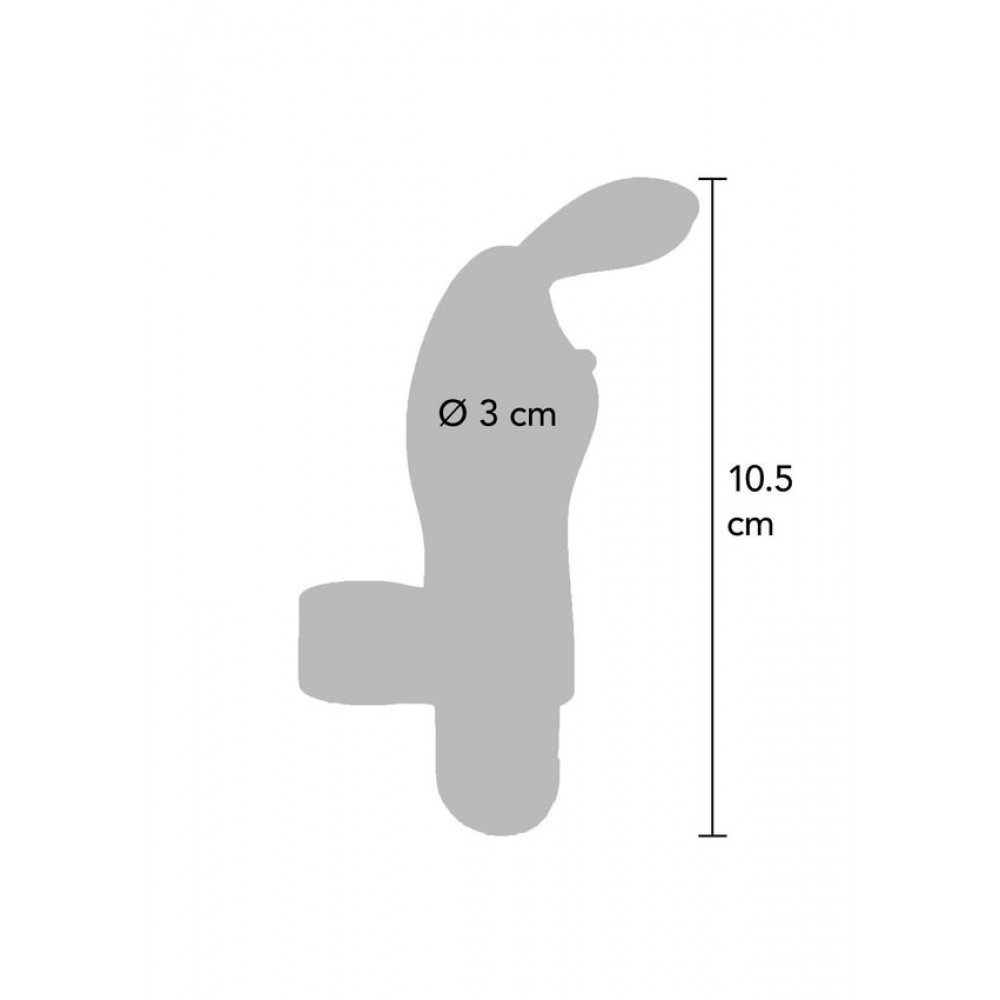 Секс игрушки - Вибратор на палец для клитора в виде кролика Toy Joy Bunny Pleaser Rechargeable розовый 5