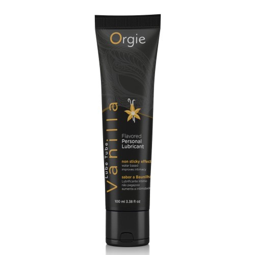 Оральные смазки - Съедобный лубрикант на водной основе Lube Tube Orgie, Ваниль