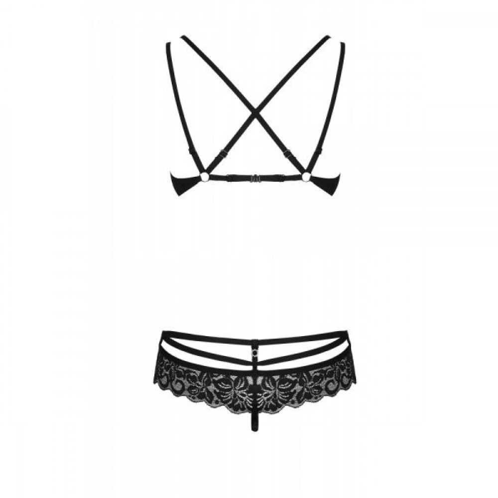 Эротические комплекты - Комплект Obsessive 860-SET-1 2 pcs set black S/M 3
