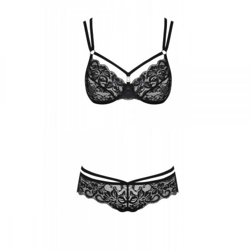 Эротические комплекты - Комплект Obsessive 860-SET-1 2 pcs set black S/M 2