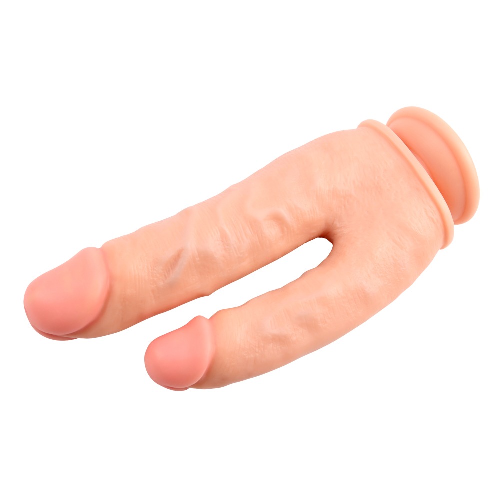 Секс игрушки - Фаллоимитатор двойной Chisa Ballsy Super Cock Bromeo # 01 на присоске, телесный 3