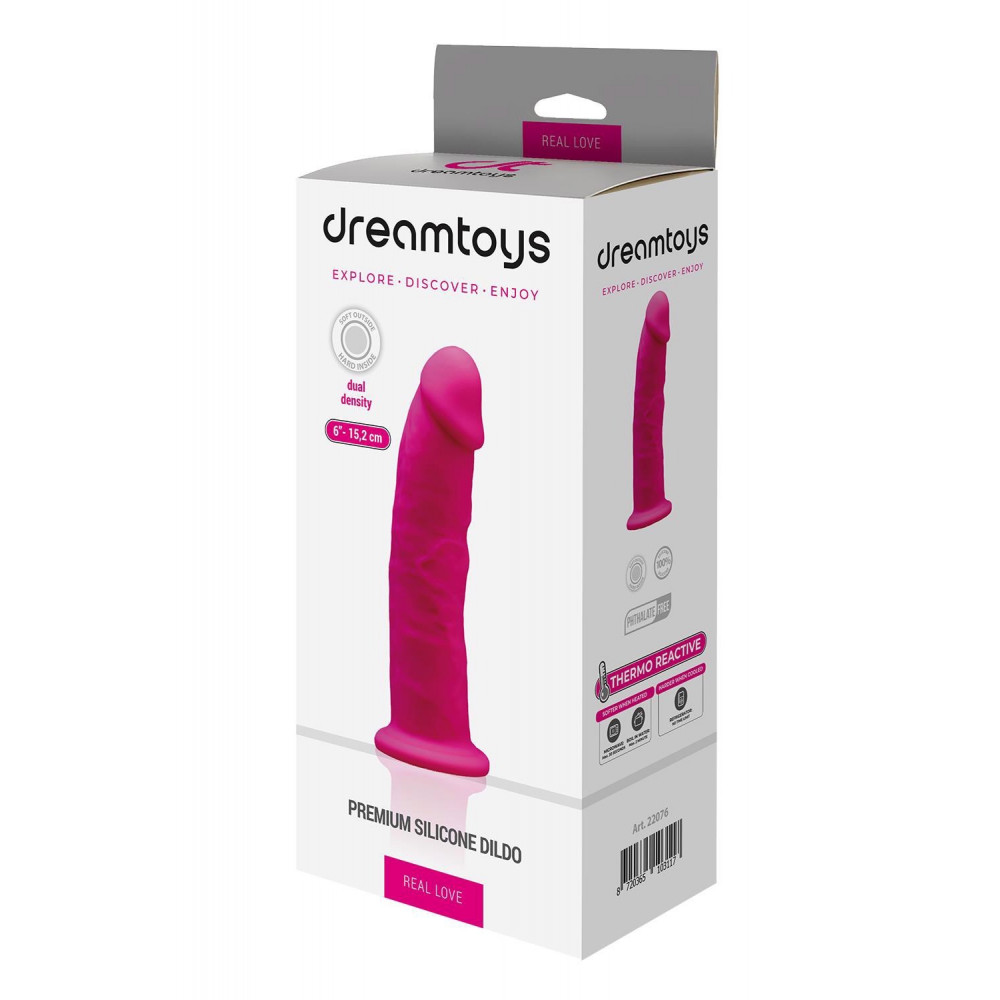 Секс игрушки - Фаллоимитатор реалистичный Dreamtoys Real Love на присоске, розовый 4