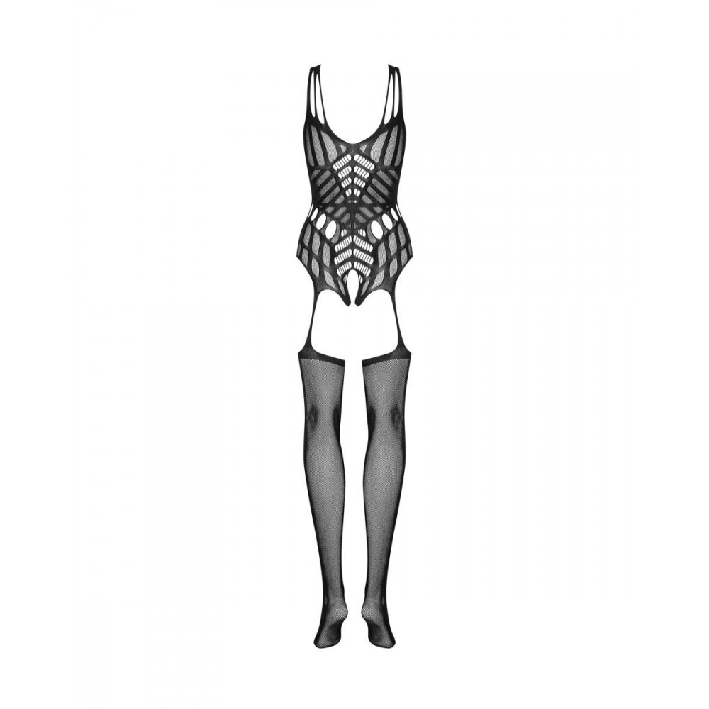Эротическое белье - Комбинезон сетка Obsessive Bodystocking G139, черный, One Size 2